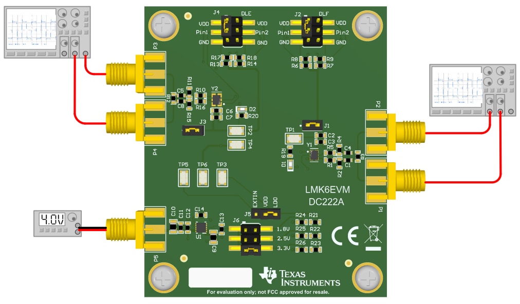 Texas Instruments Module d'évaluation LMK6EVM